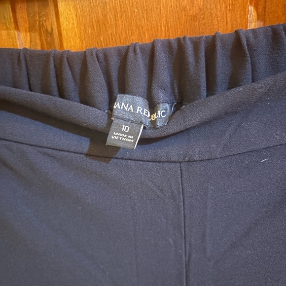 Banana Republic Women's Pant  Pull-On Black Size 10 - Picture 2 of 7